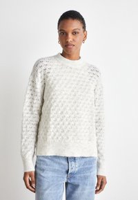 Samsøe Samsøe - SAANOUR POINTELLE - Jumper - white mel Thumbnail Image 1