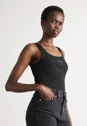 MONOGRAM SCOOP - Débardeur - black
