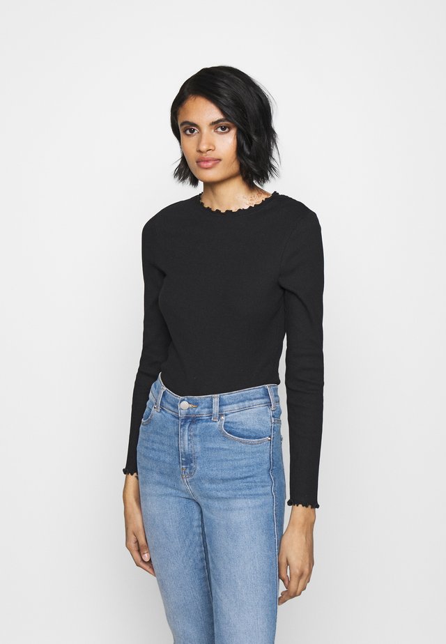 BABYLOCK TEE - T-shirt à manches longues - black/white