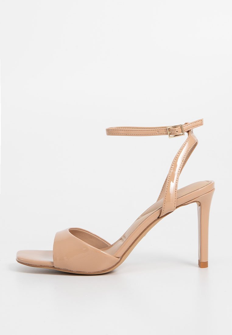 ALDO Sandalen met hoge hak bruin