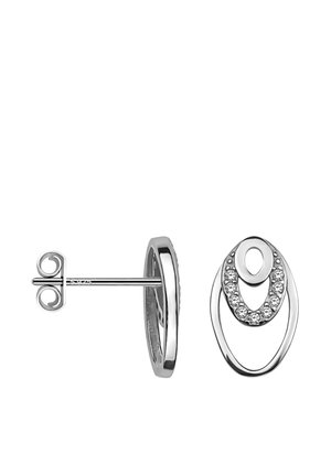 OVAL - Øreringe - silver coloured
