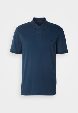 BOSS Polo marškinėliai - open blue