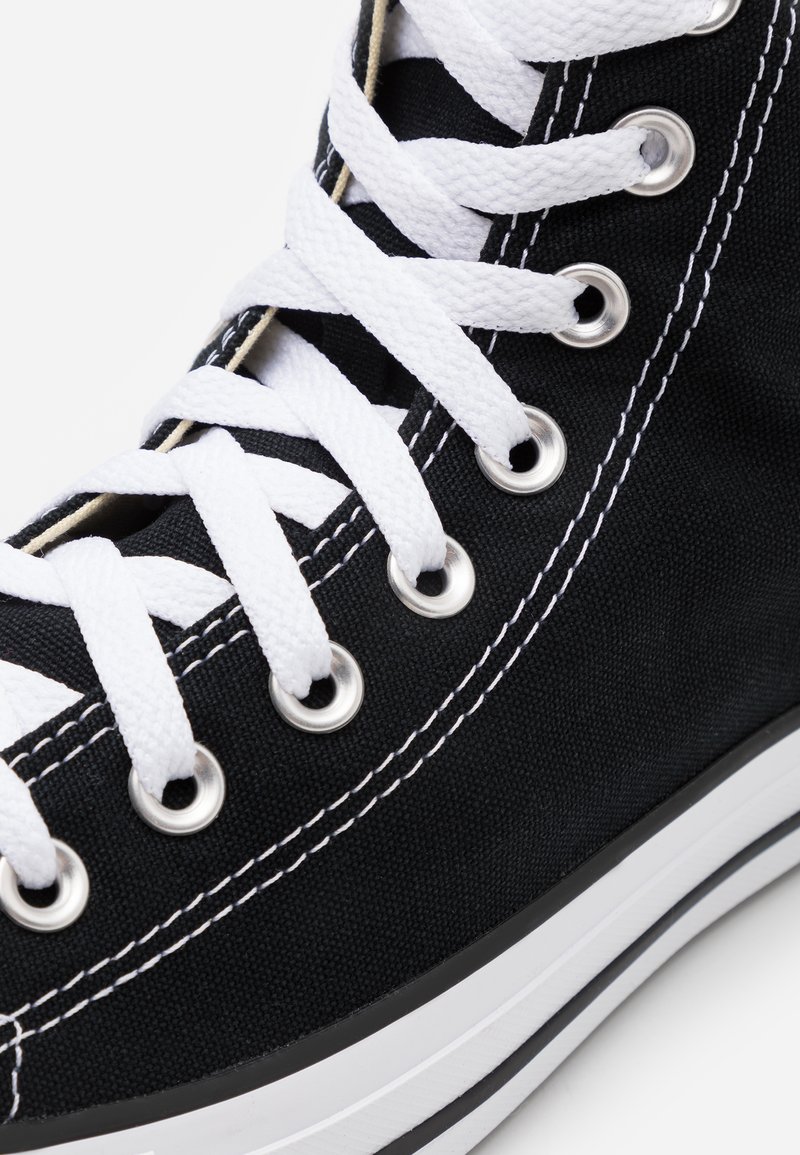 converse noir haute zalando