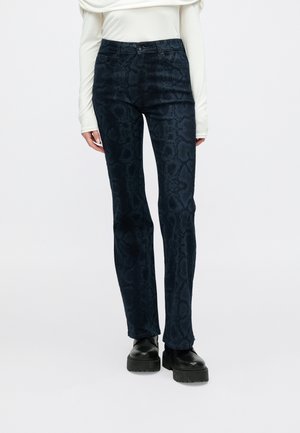 ONLPYTHON SNAKE - Flared Jeans - dark blue denim