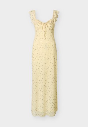 Gina Tricot, FRILL DRESS - Maxikleid - yellow
