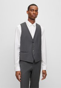 BOSS - HUGE - Suit waistcoat - dark grey Thumbnail Image 1