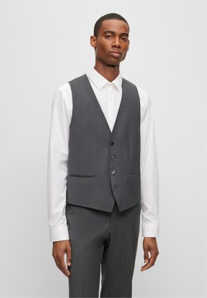 BOSS HUGE - Suit waistcoat - dark grey