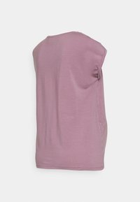 Vero Moda Maternity VMMAVA PLAIN - T-shirt básica - elderberry