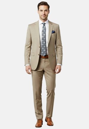 ELEGLAM DIBUJOS GEOMÉTRICO TOSTADOS - Corbata - azul