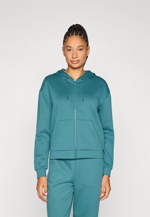 ONPLOUNGE LIFE HOOD - Sweat zippé - mediterranea