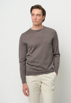 THE MERINO CREW-NECK - Trui - taupe
