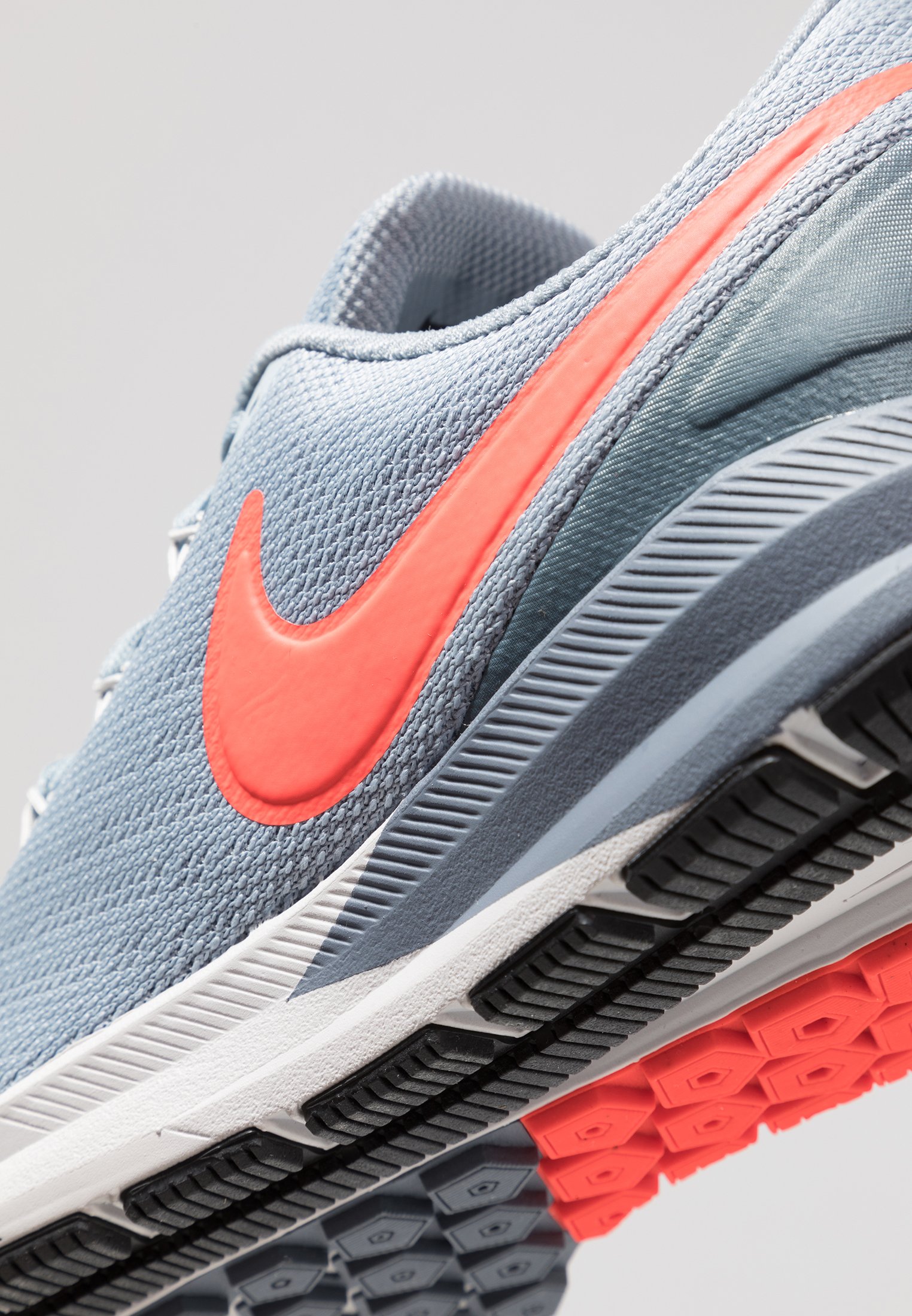 Nike Performance AIR ZOOM STRUCTURE 22 - Chaussures de running stables -  obsidian mist/bright crimson/armory blue/gris - ZALANDO.FR
