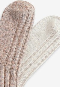 Next CHUNKY HEAVYWEIGHT ANKLE 2 PACK  - REGULAR FIT - Șosete - pink neutral sparkle