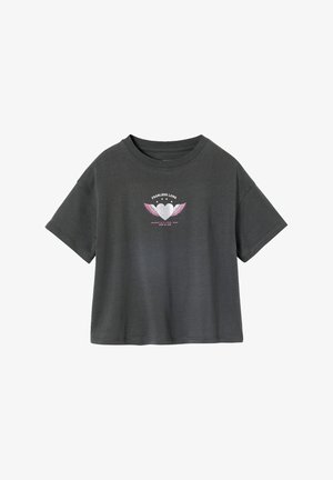 Vertbaudet, LEICHTE OVERSIZED-FORM OEKO-TEX - T-Shirt print - anthrazit