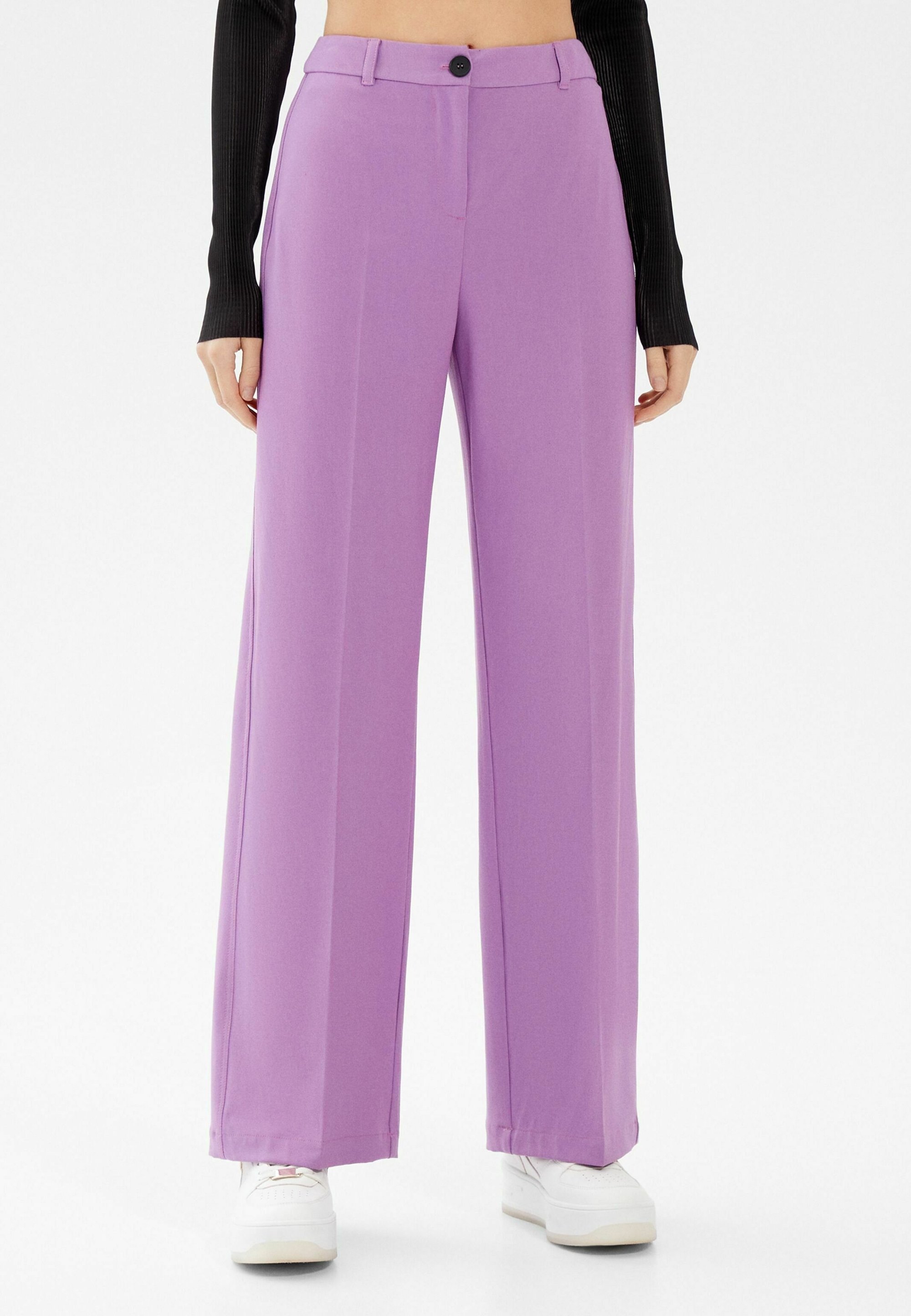 Bershka Pantalon classique mauve/#REF! (Seconde main)