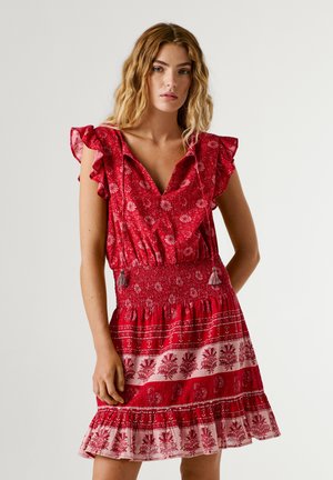 Pepe Jeans CYRA DRESS - Φόρεμα ημέρας - royal red