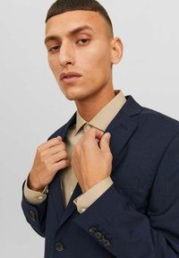 Jack & Jones JPRFRANCO CHECK  - Chaqueta de traje - perfect navy