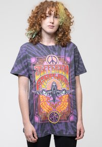Paradiso Clothing JEFFERSON AIRPLANE LIVE IN SAN FRANCISCO TIE DYE - Print T-shirt - purple