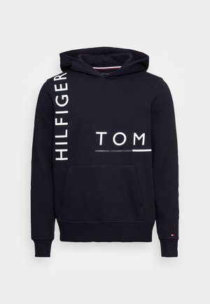 GRAPHIC OFF PLACEMENT HOODY - Sweatshirt - desert sky