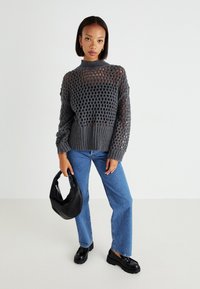 ONLY ONLBILLIE LIFE HIGNECK - Strickpullover - magnet