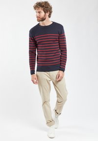 Armor lux GOULENEZ MARINE - Jersey de punto - navire piment
