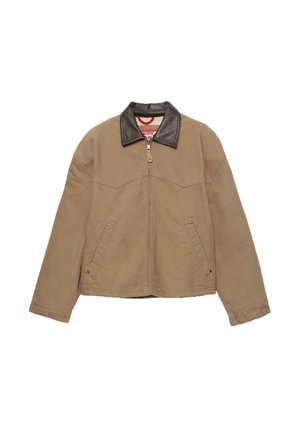 COMBINED COLLAR AND SEAMS  - Lagana jakna - ochre