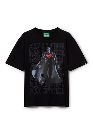 SUPERMAN DC COMICS  - Print T-shirt - black