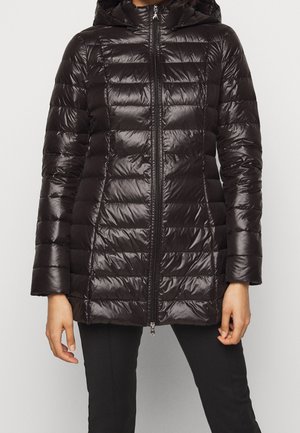 Abrigo de plumas - black