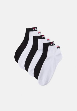 Fila, QUARTER 6 PACK - Strømper - black/white