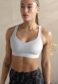 Nike Performance INDY BRA - Sports-BH-er med mye støtte - light armory blue