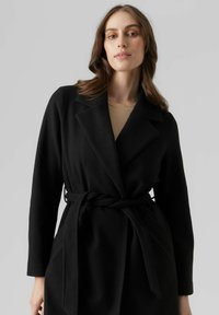 Vero Moda VMFORTUNEAYA LONG - Cappotto classico - black