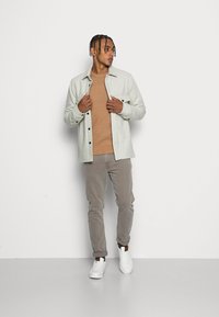 Jack & Jones JCODALTON CREW NECK - Camisola - tannin/solid
