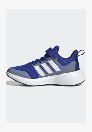 adidas Performance FORTARUN 2.0 CLOUDFOAM ELASTIC LACE STRAP - Zapatillas running asfalto - lucid blue cloud white blue fusion