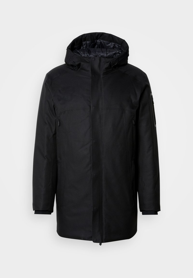 Boss Wintermantel zwart