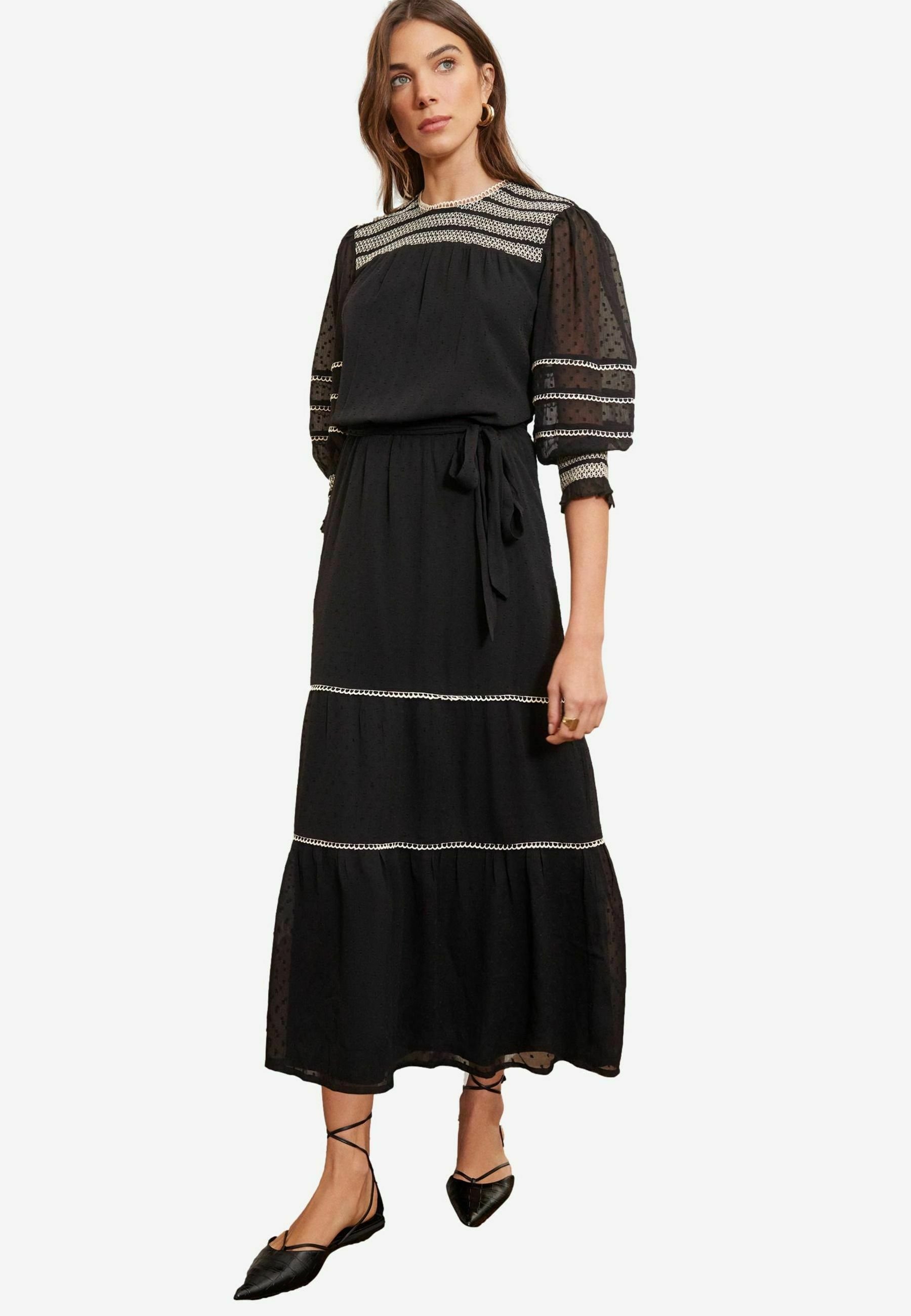 rosy monster back tiered tunic ブラック（bubble docking tunic【2色 
