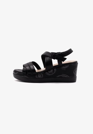 ALV by Alviero Martini Sandalen met plateauzool - black
