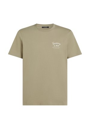 KARL LAGERFELD, KARL LAGERFELD LOUNGEWEAR TOP VACANCES DE KARL - T-shirt con stampa - laurel oak