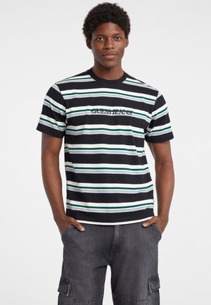 SS CN REG MINI STRIPED YD T - T-shirt con stampa - mehrfarbig schwarz