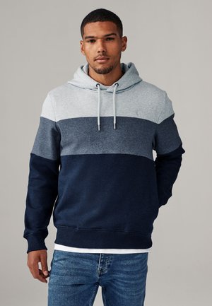 Next BLOCK MARL - REGULAR FIT - Kapuzenpullover - blue