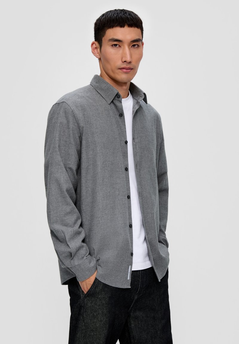 s.Oliver REGULAR - Hemd - graphit