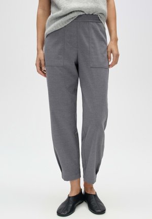 OPUS, MID RISE TAPERED FIT - Trousers - anthracite