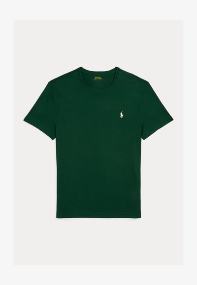Polo Ralph Lauren CUSTOM SLIM FIT JERSEY CREWNECK T-SHIRT - Βασικό μπλουζάκι - moss agate