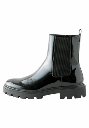 REGULAR FIT  - Puszābaki ar platformu - new black patent