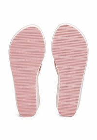Tommy Hilfiger LOGO WEBBING - T-bar sandals - foggy pink
