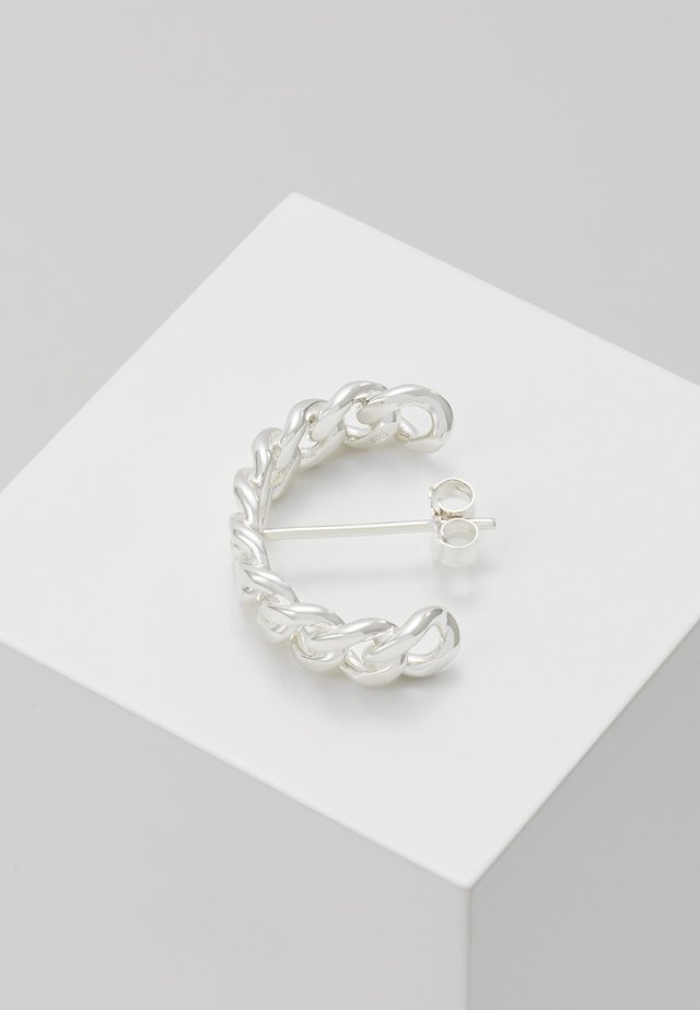 HOOP CHAIN LARGE - Boucles d'oreilles - silver-coloured