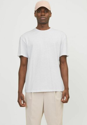 Jack & Jones PREMIUM RUNDHALS - T-shirt con stampa - bright white