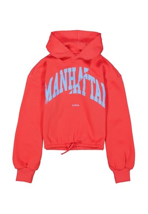 Kapuzenpullover - chili red