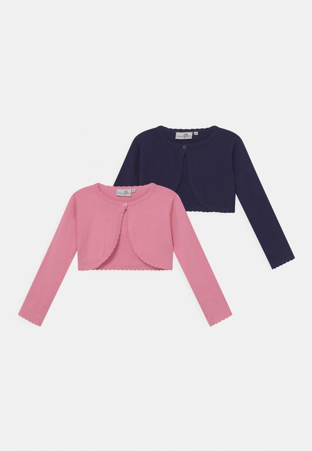 BOLERO 2 PACK - Cardigan - light pink/navy