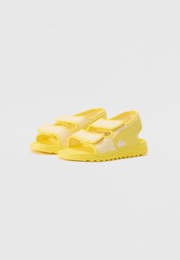 Lacoste SURUKIDS SUMMER PACK UNISEX - Obuća za bazen - yellow/white