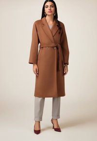 Oltre LUNGO CON CINTURA - Mantel - marrone